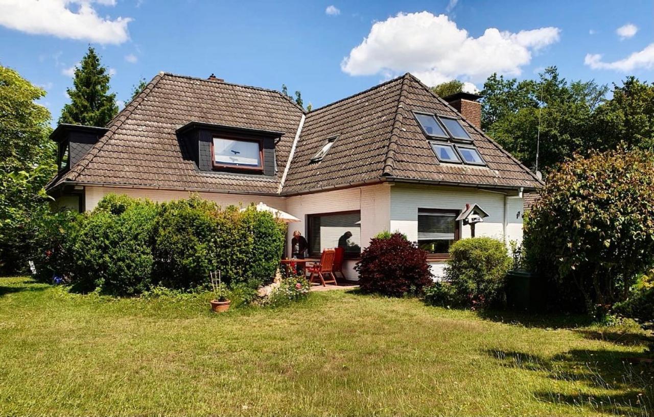 Top-Bewertete Komfort-Ferienwohnung Mit Sonnenterrasse In Der Lueneburger Heide Hanstedt Luaran gambar